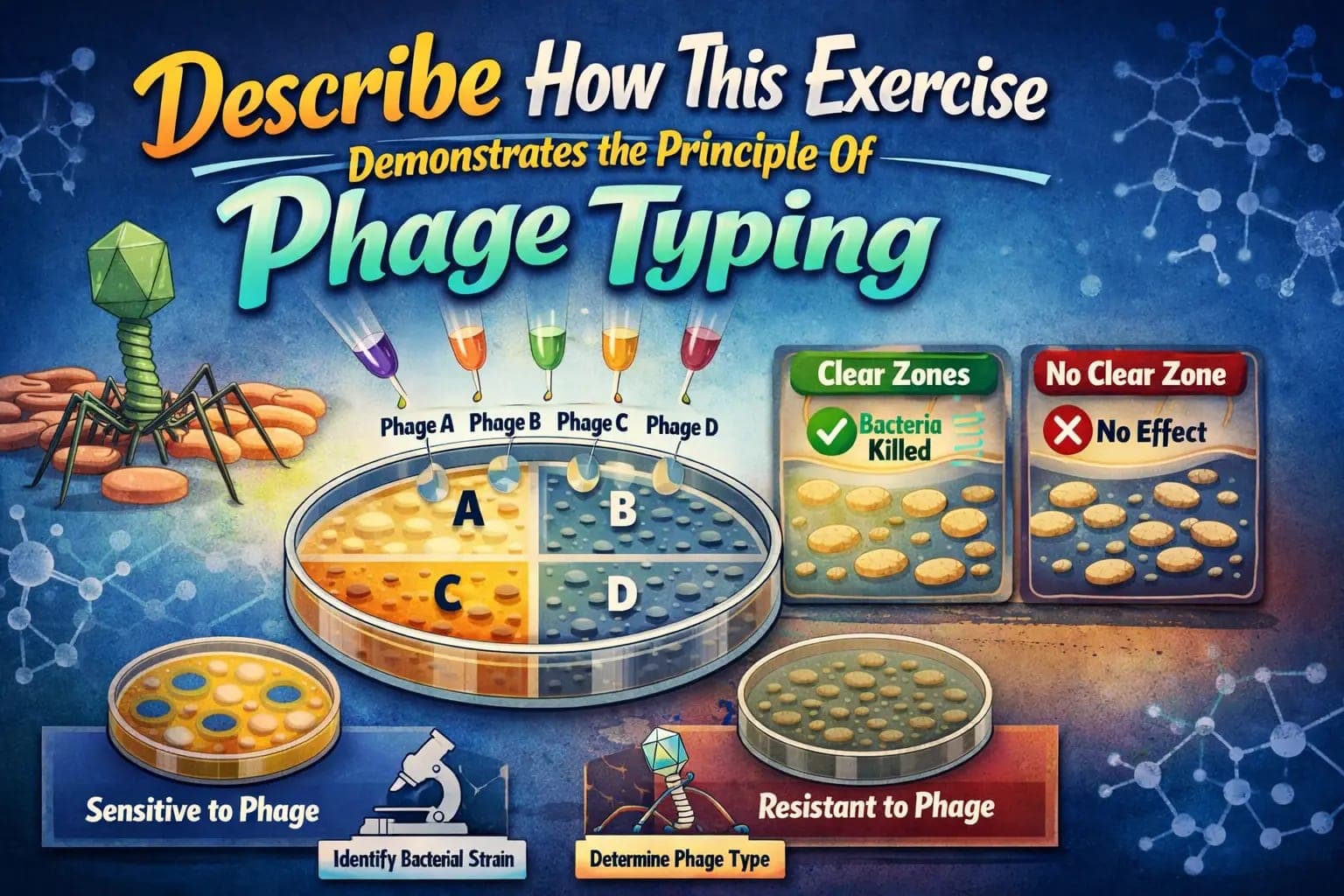Describe How This Exercise Demonstrates the Principle Of Phage Typing