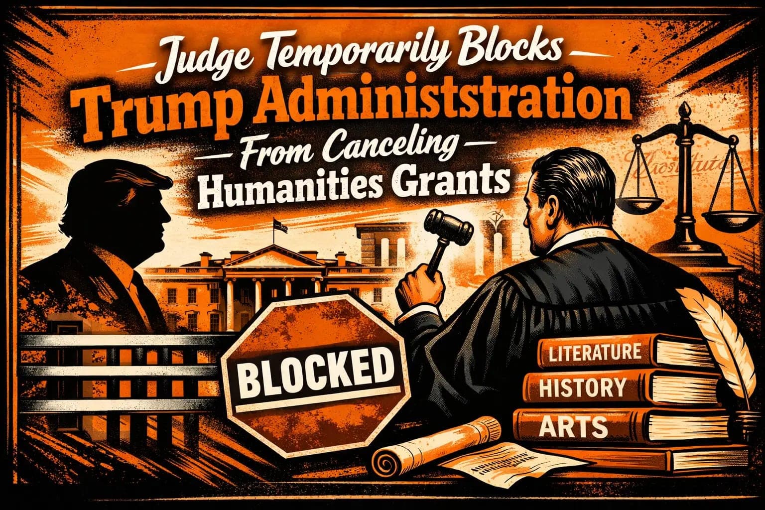 Judge Temporarily Blocks Trump Administration From Canceling Humanities Grants